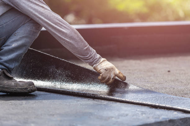 Professional Basement Waterproofing technician working in Leesburg, AL